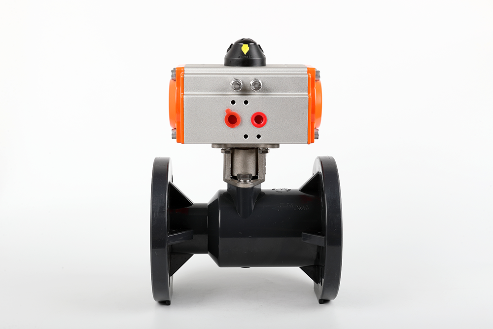 道外气动法兰一体球阀